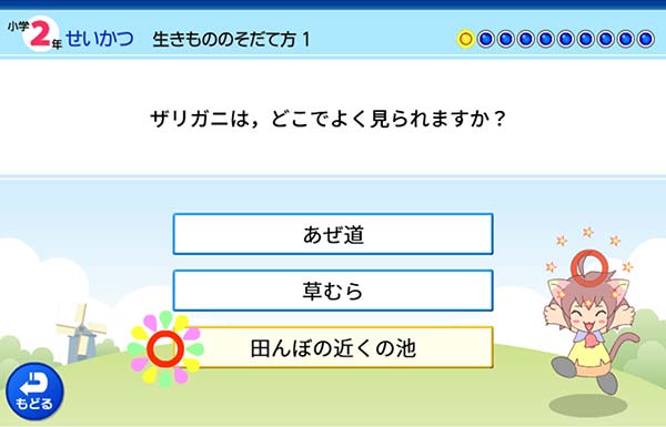 タブレット学習 2年　生活「生きもののそだて方」