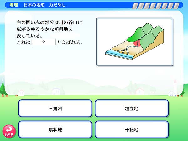 中学1,2年　地理「日本の地形」
