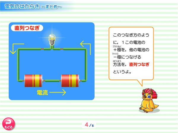タブレット学習 理科「電気のはたらき」